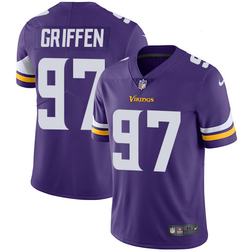Minnesota Vikings #97 Limited Everson Griffen Purple Nike NFL Home Men Jersey Vapor Untouchable